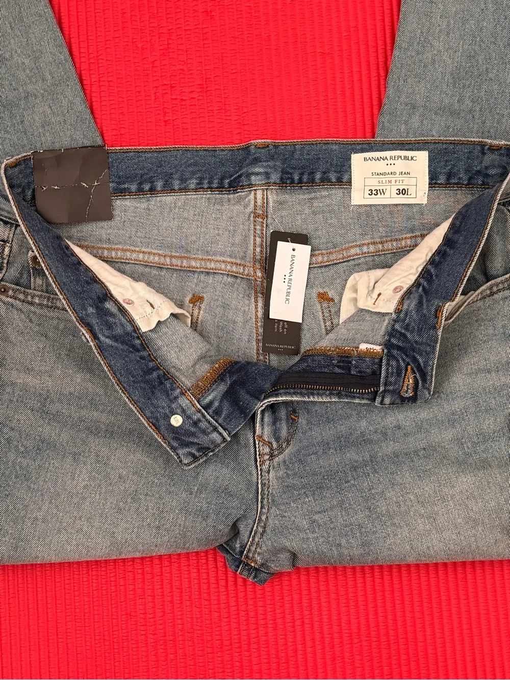 Banana Republic Light Blue Straight-Leg Men’s Jeans
